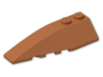 LEGO® Brick: Wedge 2 x 6 Double Left 41748 | Color: Dark Orange