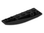 LEGO® Brick: Wedge 2 x 6 Double Inverted Left 41765 | Color: Black