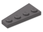 LEGO® Brick: Wing 2 x 4 Right 41769 | Color: Dark Stone Grey