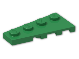 LEGO® Brick: Wing 2 x 4 Left 41770 | Color: Dark Green