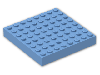 LEGO® Brick: Brick 8 x 8 4201 | Color: Medium Blue