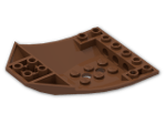 LEGO® Brick: Wedge 6 x 8 x 2 Triple Inverted 42021 | Color: Reddish Brown