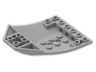 LEGO® Brick: Wedge 6 x 8 x 2 Triple Inverted 42021 | Color: Medium Stone Grey