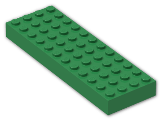 LEGO® Brick: Brick 4 x 12 4202 | Color: Dark Green