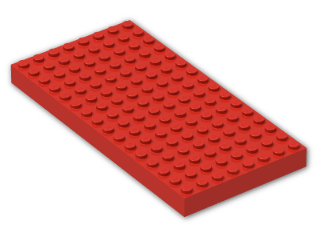 LEGO® Brick: Brick 8 x 16 4204 | Color: Bright Red