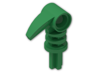 LEGO® Brick: Technic Bionicle Hook Small with Axle and Hole 42074 | Color: Dark Green