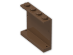 LEGO® Brick: Panel 1 x 4 x 3 4215a | Color: Brown