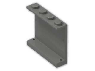 LEGO® Stein: Panel 1 x 4 x 3 4215a | Farbe: Dark Grey