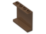 LEGO® Brick: Panel 1 x 4 x 3 with Hollow Studs 4215b | Color: Brown