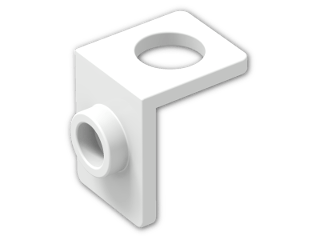 LEGO® Brick: Bracket 1 x 1 - 1 x 1 42446 | Color: White