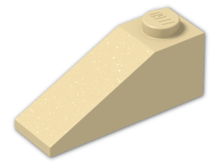 LEGO® Brick: Slope Brick 33 3 x 1 4286 | Color: Brick Yellow