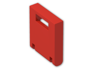 LEGO® Brick: Container Box 2 x 2 x 2 Door with Slot 4346 | Color: Bright Red