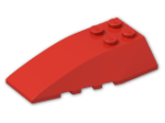 LEGO® Stein: Wedge 6 x 4 Triple Curved 43712 | Farbe: Bright Red