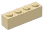 LEGO® Stein: Wedge 4 x 2 Sloped Right 43720 | Farbe: Brick Yellow