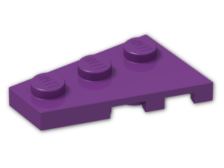 LEGO® Brick: Wing 2 x 3 Left 43723 | Color: Bright Violet