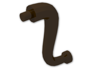 LEGO® Stein: Animal Tail 43892 | Farbe: Dark Brown