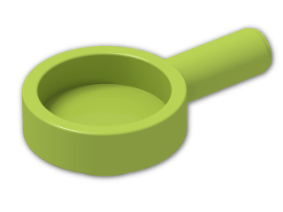 LEGO® Brick: Minifig Frypan 4528 | Color: Bright Yellowish Green