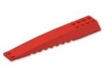 LEGO® Brick: Wedge 4 x 16 Triple Curved 45301 | Color: Bright Red