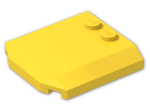 LEGO® Brick: Wedge 4 x 4 x 0.667 Curved 45677 | Color: Bright Yellow