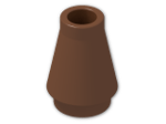 LEGO® Stein: Cone 1 x 1 4589 | Farbe: Reddish Brown