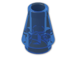 LEGO® Brick: Cone 1 x 1 4589 | Color: Transparent Blue