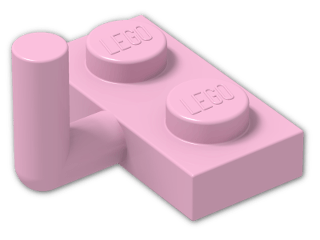 LEGO® Brick: Plate 1 x 2 with Vertical Bar on Long Side and Long Arm 4623 | Color: Light Purple