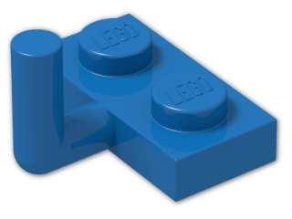 LEGO® Brick: Plate 1 x 2 with Vertical Bar on Long Side and Long Arm 4623 | Color: Bright Blue