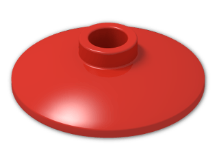 LEGO® Stein: Dish 2 x 2 Inverted 4740 | Farbe: Bright Red