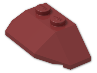 LEGO® Brick: Wedge 2 x 4 Triple 47759 | Color: New Dark Red