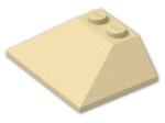 LEGO® Brick: Slope Brick 45 3 x 4 Double / 33 4861 | Color: Brick Yellow