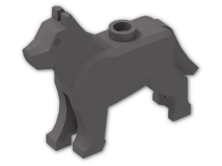 LEGO® Brick: Animal Wolf 48812 | Color: Dark Stone Grey