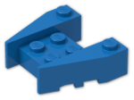 LEGO® Brick: Wedge 3 x 4 with Stud Notches 50373 | Color: Bright Blue