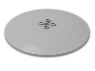 LEGO® Stein: Dish 10 x 10 Inverted 50990 | Farbe: Medium Stone Grey