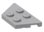 LEGO® Brick: Wing 2 x 4 51739 | Color: Medium Stone Grey