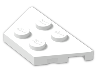 LEGO® Stein: Wing 2 x 4 51739 | Farbe: White