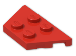 LEGO® Brick: Wing 2 x 4 51739 | Color: Bright Red