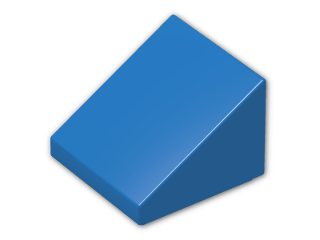 LEGO® Brick: Slope Brick 31 1 x 1 x 0.667  54200 | Color: Bright Blue