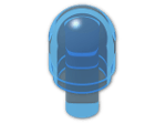 LEGO® Brick: Cylinder Domed 1 x 1 x 1.667 with Bar 58176 | Color: Transparent Fluorescent Blue
