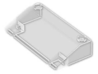 LEGO® Brick: Slope Brick 33 3 x 6 without Inner Walls 58181 | Color: Transparent