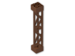 LEGO® Brick: Support 2 x 2 x 10 Girder Triangular with Axlehole 58827 | Color: Reddish Brown