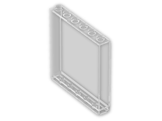 LEGO® Stein: Panel 1 x 6 x 5 59349 | Farbe: Transparent