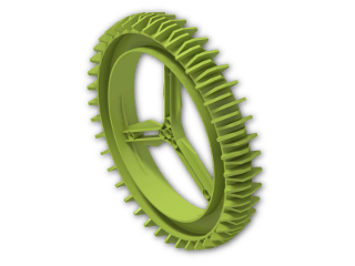 LEGO® Brick: Wheel 28 x 158 with 3 Spokes 59521 | Color: Bright Yellowish Green