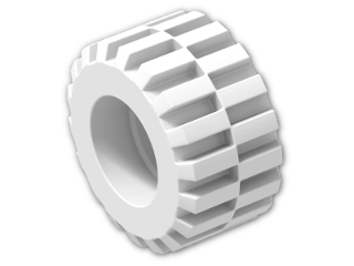 LEGO® Stein: Tyre 12/ 40 x 11 Wide 6015 | Farbe: White