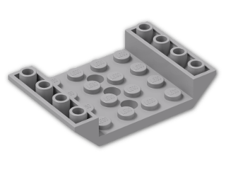 LEGO® Stein: Slope Brick 45 6 x 4 Double Inverted with Center Holes 60219 | Farbe: Medium Stone Grey