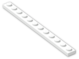 LEGO® Stein: Plate 1 x 12 60479 | Farbe: White