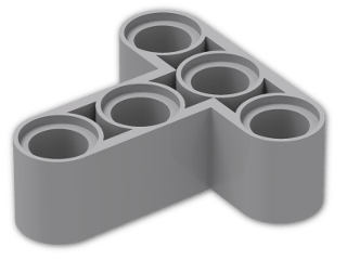 LEGO® Stein: Technic Beam 3 x 3 T-shaped 60484 | Farbe: Medium Stone Grey