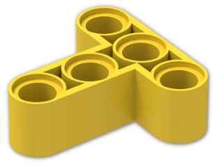 LEGO® Stein: Technic Beam 3 x 3 T-shaped 60484 | Farbe: Bright Yellow