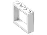 LEGO® Stein: Window 1 x 4 x 3 without Shutter Tabs 60594 | Farbe: White