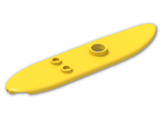 LEGO® Stein: Minifig Surf Board 2 x 10 6075 | Farbe: Bright Yellow