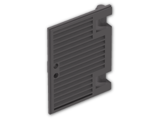 LEGO® Brick: Window Shutter 1 x 2.667 x 3 with Handle 60800a | Color: Dark Stone Grey